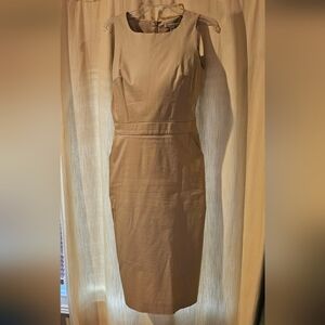 Banana Republic Elegant Tan Midi Dress